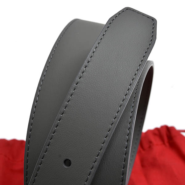 Ferrari Genuine Leather Belt (Gray)