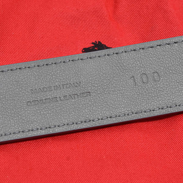 Ferrari Genuine Leather Belt (Gray)