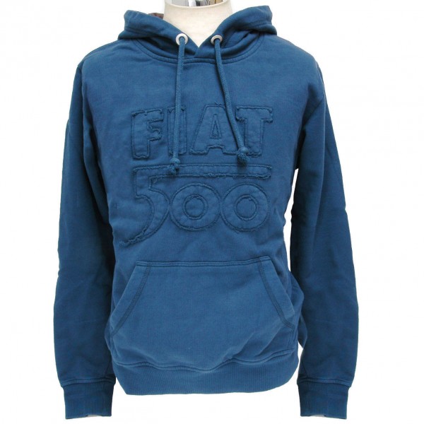 FIAT 500 Hooded Felpa (Navy)
