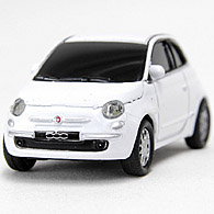 1/68 FIAT 500 Miniature USB Memori(8GB/White)