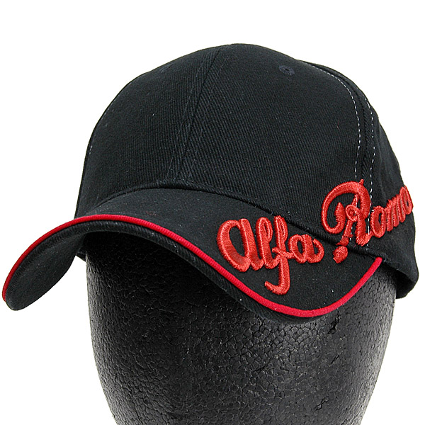 Alfa Romeo Baseball Cap(Black/Red Logo)