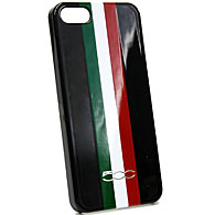 FIAT 500 iPhone5/5SÇØÌÌ¥±¡¼¥¹ (¥Ö¥é¥Ã¥¯/¥¹¥È¥é¥¤¥×)