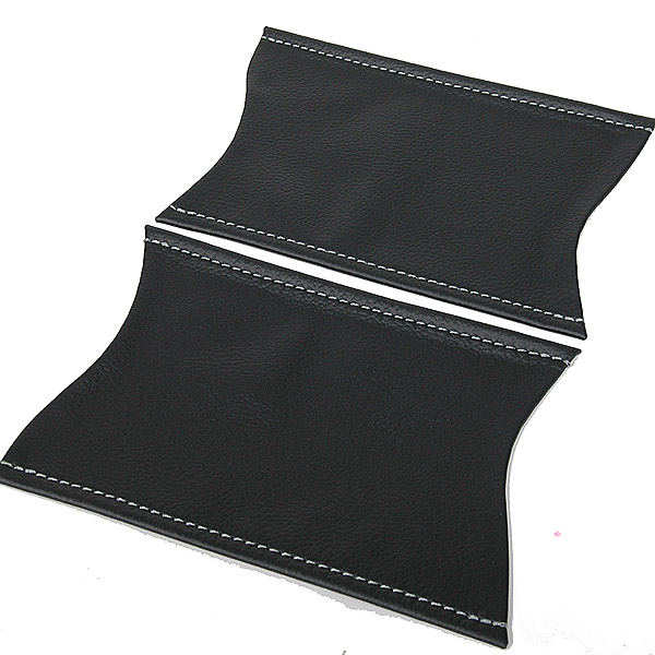 Alfa Romeo MiTo Leather Inner Door Handle Cover Set(Black Gray Steach)