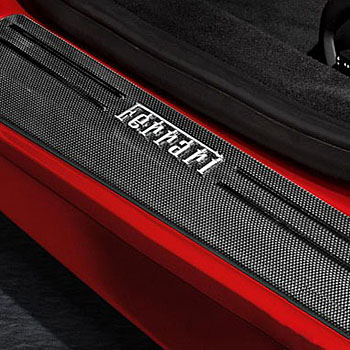 Ferrari genuine carbon door step guard set (F12)