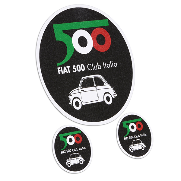 FIAT 500 CLUB Sticker(3pcs.)