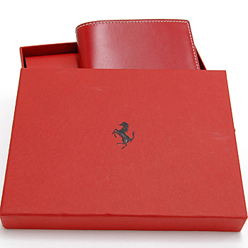 Ferrari Leather Wallet(Red)