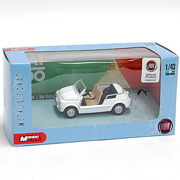 1/43 FIAT����500 JOLLY�ߥ˥��奢��ǥ�(�ۥ磻��)
