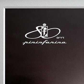 Pininfarina 80anni Memorial Poster with frame