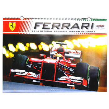 Ferrari純正2014カレンダー-ROSSO CORSA-