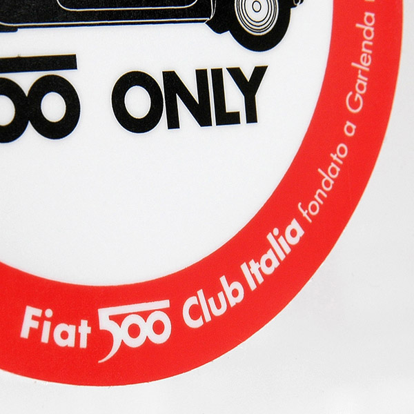 FIAT 500 CLUB ITALIA -2007- Sticker