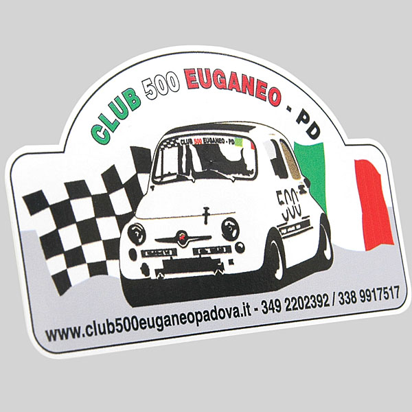 CLUB 500 EUGANEO PADOVA Sticker (Rally Plate Shaped)