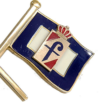 FIAT Pininfarina Flag Emblem(Large)