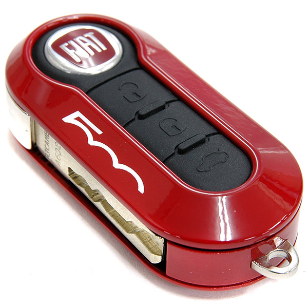 FIAT Genuine 500 Key Cover Set(Red/White)