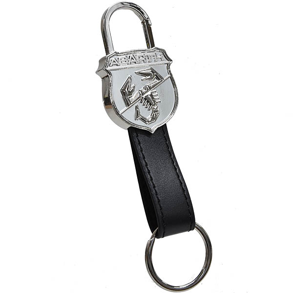 ABARTH Official Metal & Leather Keyring