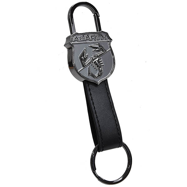 ABARTH Official Metal & Leather Keyring