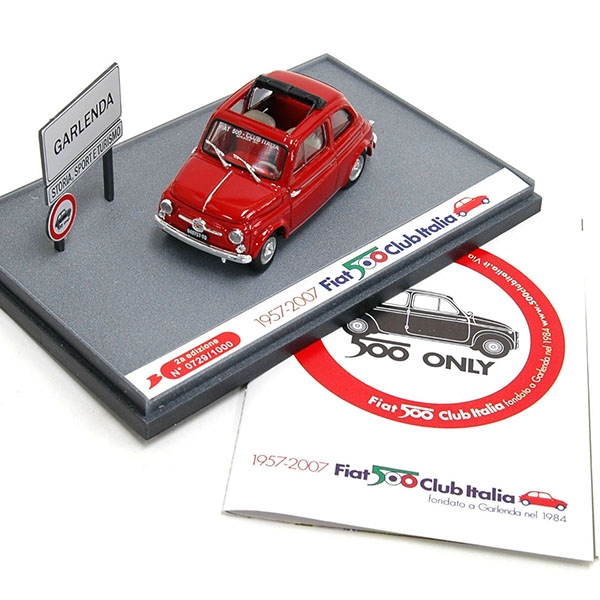 1/43 FIAT500�ߥ˥��奢��ǥ�-500 50��ǯFIAT 500 CLUB ITALIA���ǥ������-