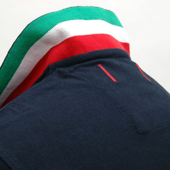 1000 MIGLIA Official Polo-Shirts(Navy/Tri Color Line)