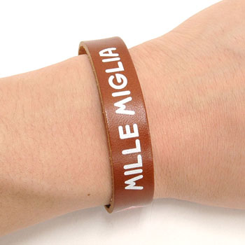 1000 MIGLIA Official Leather bracelet