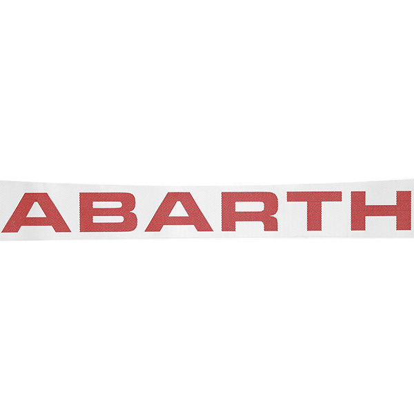 ABARTH Window Shield Sticker(Mesh/White)
