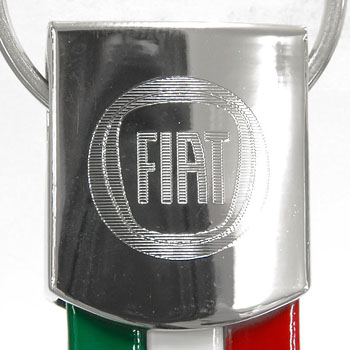 FIAT Tri Color Keyring(New Emblem)