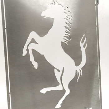 Ferrari Emblem stencil Plate