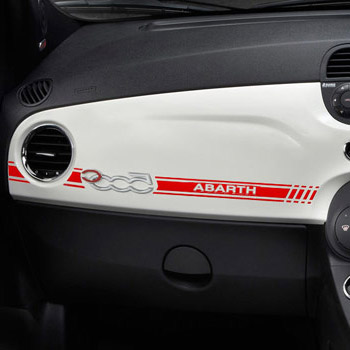 ABARTH 500 Instrument Panel Decor (for RHD/Red)