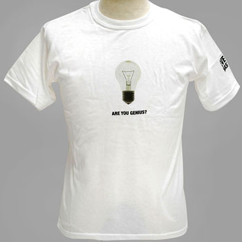 FIAT純正500Tシャツ-Are You Genius?-