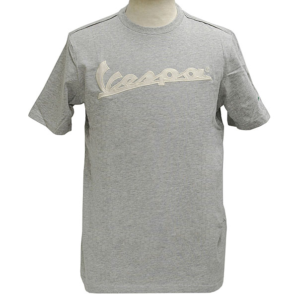 VespaオフィシャルロゴTシャツ(グレー)