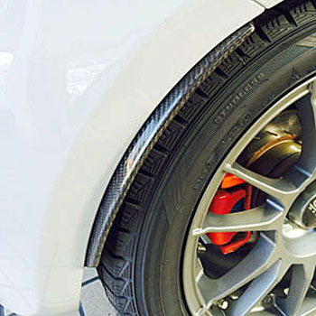 ABARTH 500 Carbon Rear Fender Edge by THREE HUNDRED