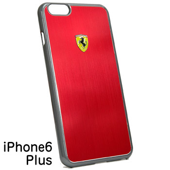 Ferrari½ãÀµ iPhone6/6s Plus¥Ï¡¼¥É¥±¡¼¥¹-¥á¥¿¥ê¥Ã¥¯Ä´/¥ì¥Ã¥É-