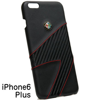Alfa Romeo½ãÀµiPhone6s/6 PlusÇØÌÌ¥±¡¼¥¹-Synthetic(¥Ö¥é¥Ã¥¯)-