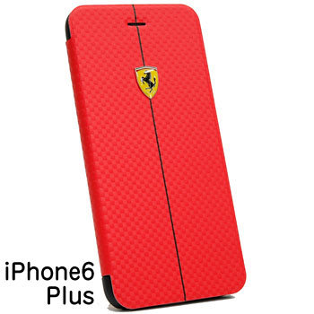 Ferrari½ãÀµ iPhone6/6s Plus¥Ö¥Ã¥¯¥¿¥¤¥×¥±¡¼¥¹-F1/¥ì¥Ã¥É-