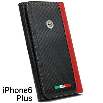 Alfa Romeo½ãÀµiPhone6/6s Plus¥¹¥ê¡¼¥Ö¥±¡¼¥¹(¥«¡¼¥Ü¥ó¥ë¥Ã¥¯/¥ì¥Ã¥É)5.5¡Á6inch