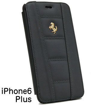 Ferrari½ãÀµ iPhone6/6s Plus¥Ö¥Ã¥¯¥¿¥¤¥×¥±¡¼¥¹-¥Ö¥é¥Ã¥¯-