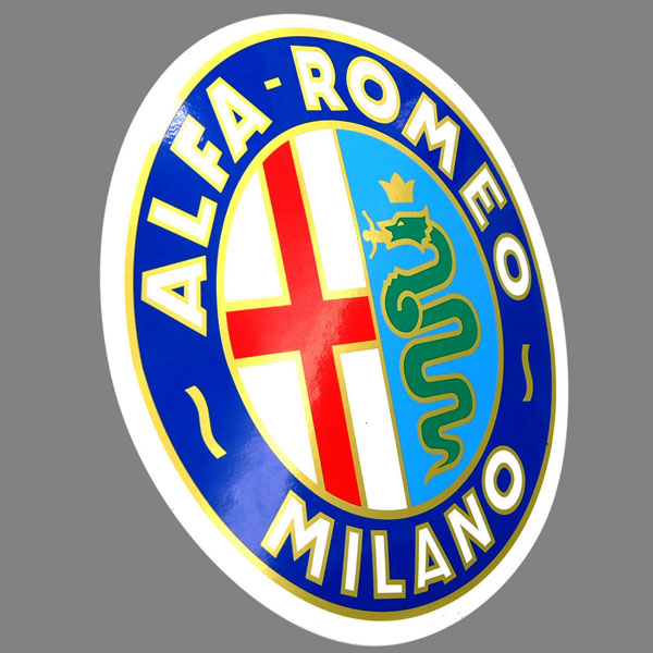 Alfa Romeo MILANO Emblem Sticker-220mm-