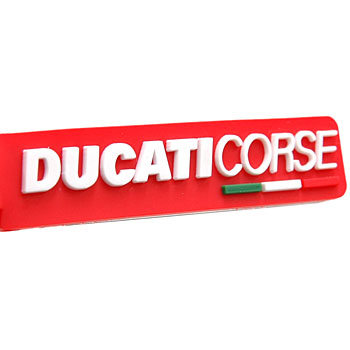 DUCATI Strap Shaped Keyring-DUCATI CORSE 12-