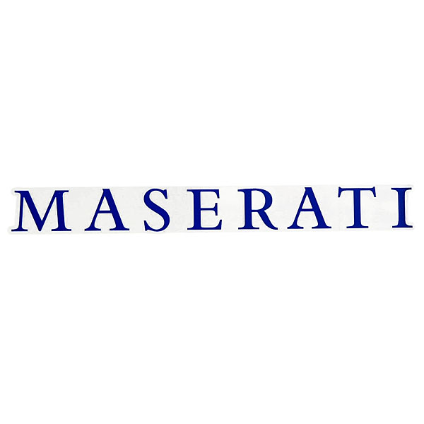 MASERATI Logo Sticker(Die Cut/Navy)
