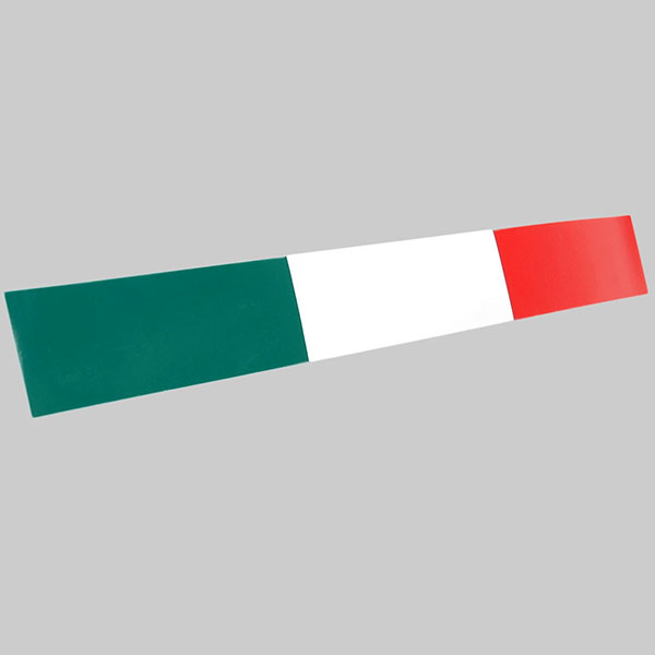 Italian Flag Sticker Wide type