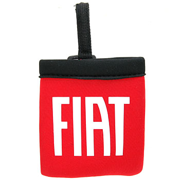 FIAT Interior Small Pouch(Red/White Logo)