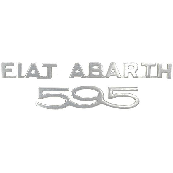 ABARTH Genuine 595 50th Anniversary Rear Logo Script