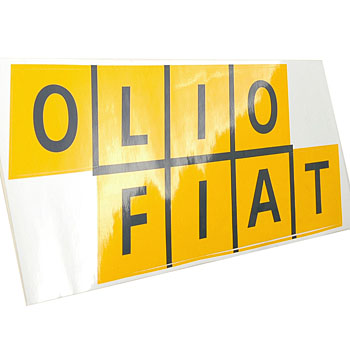 OLIO FIAT Sticker(XL)