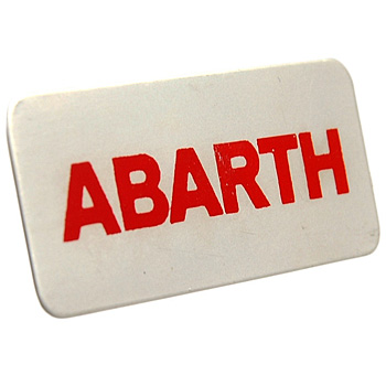 ABARTH Plate
