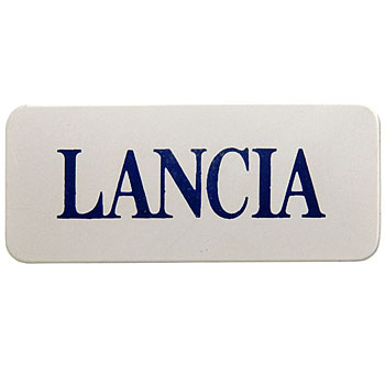 LANCIA Logo Plate