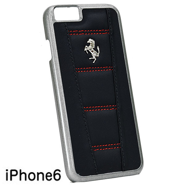 Ferrari½ãÀµ iPhone6/6s¥ì¥¶¡¼ÇØÌÌ¥±¡¼¥¹-458/¥Ö¥é¥Ã¥¯/¥ì¥Ã¥É¥¹¥Æ¥Ã¥Á-