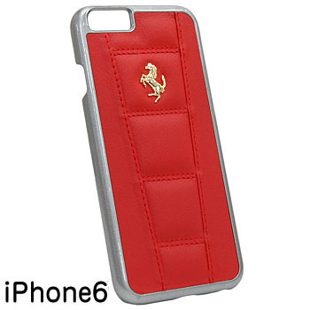 Ferrari½ãÀµ iPhone6/6s¥ì¥¶¡¼ÇØÌÌ¥±¡¼¥¹-458/¥ì¥Ã¥É-