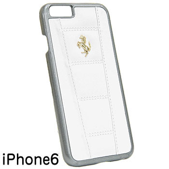 Ferrari½ãÀµ iPhone6/6s¥ì¥¶¡¼ÇØÌÌ¥±¡¼¥¹-458/¥Û¥ï¥¤¥È-
