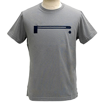 PIRELLI純正ロゴTシャツ-ノーマルタイプ/グレー-
