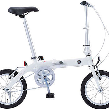 FIAT Folding Bicycle(14inch/AL-FDB140 Mobilly/White)