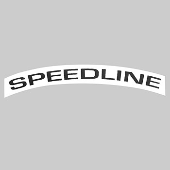 SPEEDLINE Logo Sticker(White)