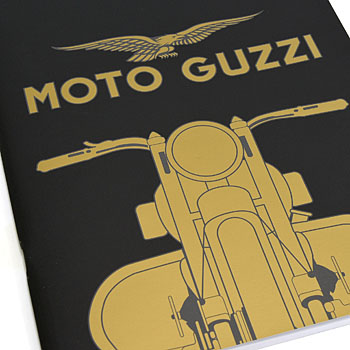 MOTO GUZZI Official A4 Note (Black)